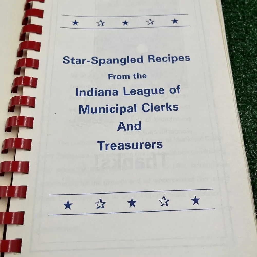 All-American Recipes ILMCT Cookbook Spiral Bound 2005 Inscription Inside‎ Front